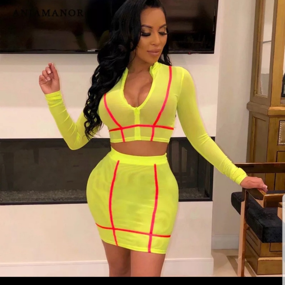 Sheer Mesh Sexy 2 Piece